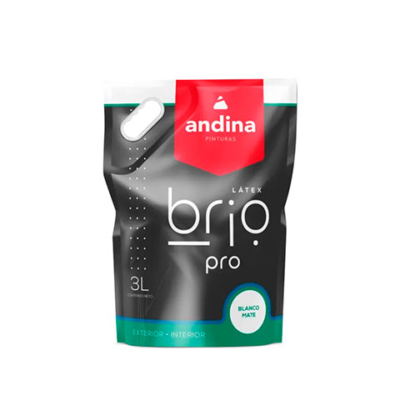 Látex Andina brío interior sachet